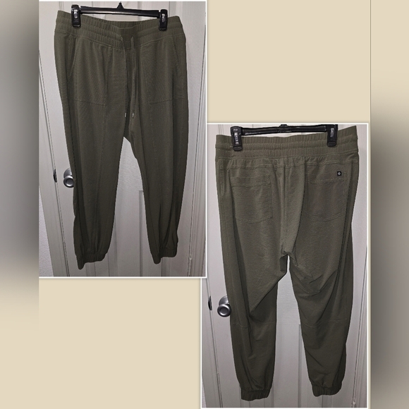 Marmot Avision Jogger Pants Stretch with Pockets Olive Green Women's Size L - Picture 4 of 10